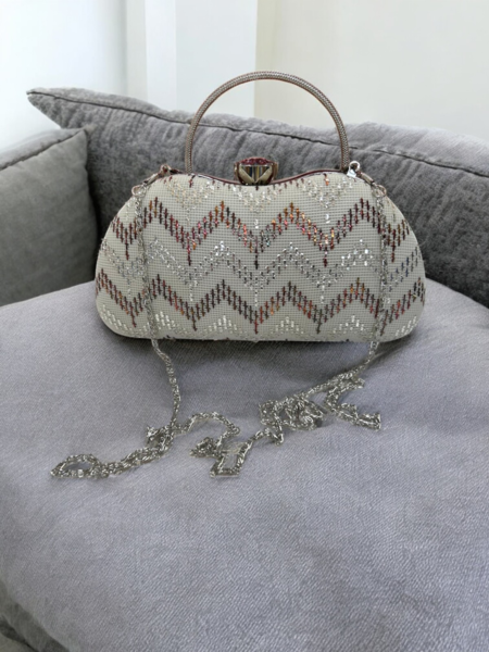 Tel Kırma Desenli Çanta